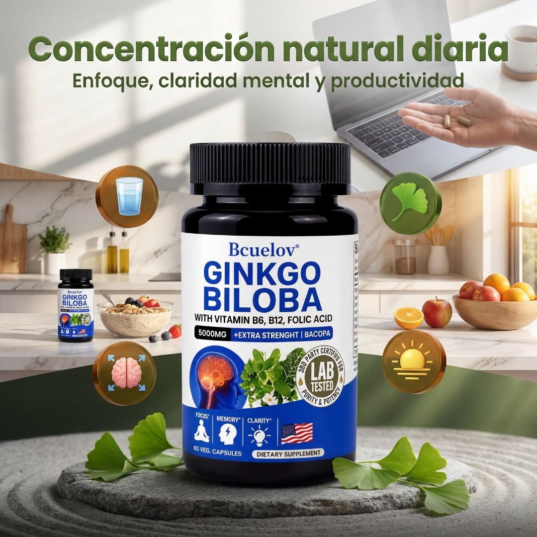 BioGinkgo® | GINKGO BILOBA VIT B6 B12 FOLIC ACIDO