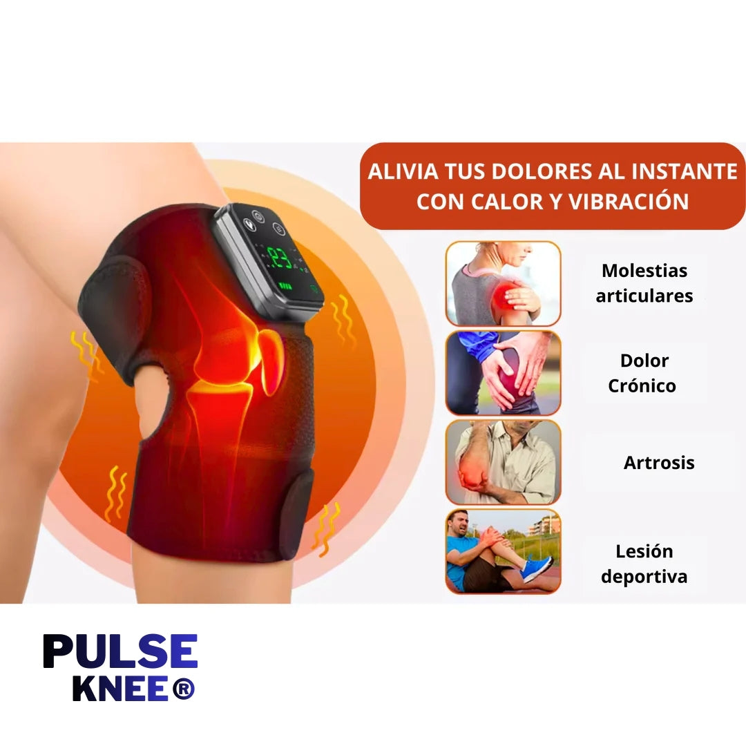 PulseKnee®  | Rodillera térmica y vibratoria