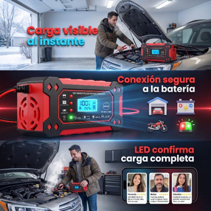 PowerRescue® | CARGADOR REPARADOR DE BATERIAS PARA AUTO