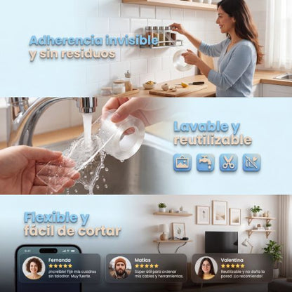 GelFusion® | 3x1 Cinta Nano de 3 Mts