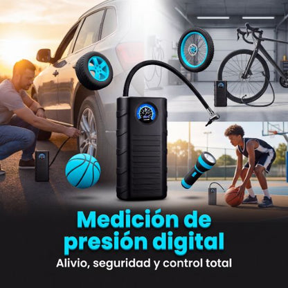 TURBOPRESS® | Mini Compresor De Aire Auto Portatil