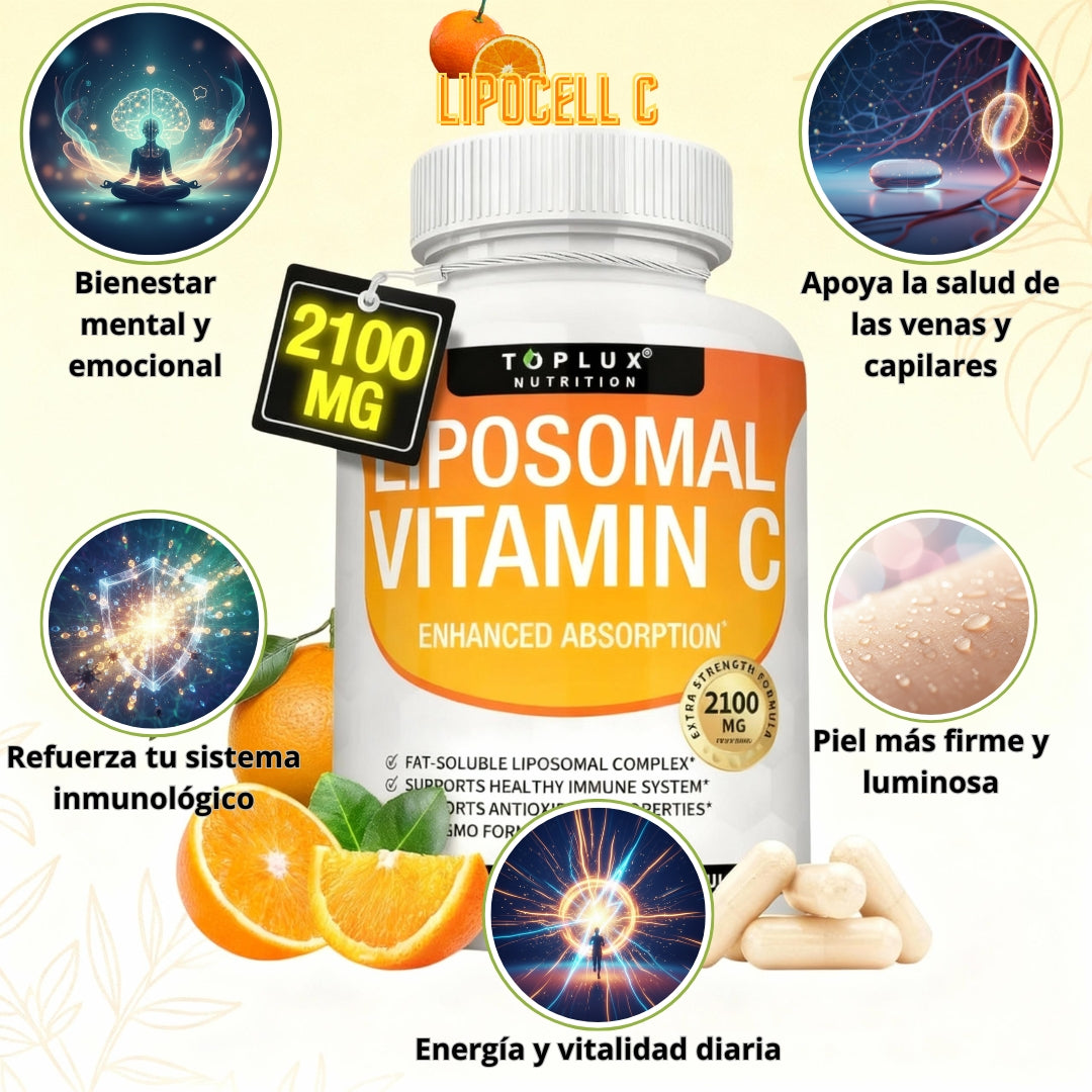 Lipocell C® | Vitamina C 60 cápsulas