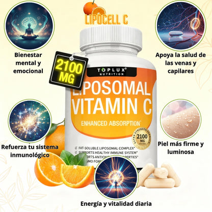 Lipocell C® | Vitamina C 60 cápsulas