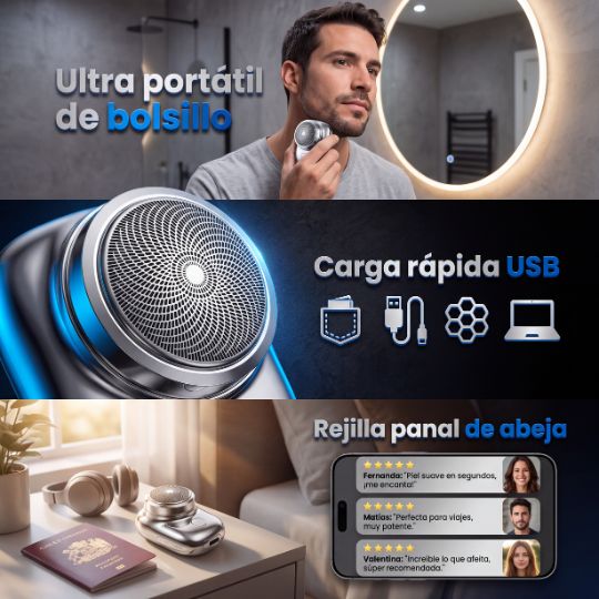 NXT Shaver® | Mini Afeitadora Portátil Recargable