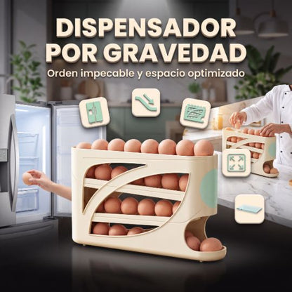 NovaEgg® | DISPENSADOR DE HUEVOS 4 NIVELES