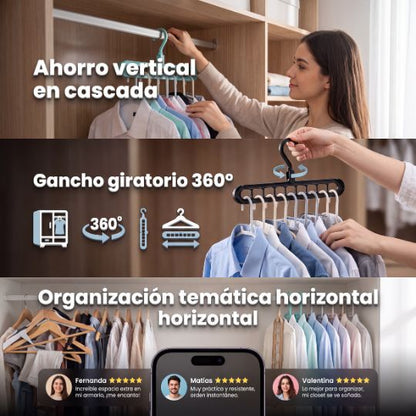 ClosetMax® | Percheros Colgador Gancho De Ropa (3 pack)