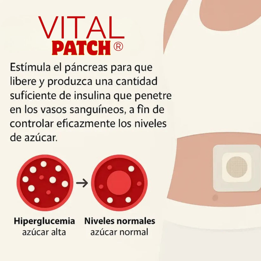 Vital Patch®  | Parches para la diabetes (12 parches)