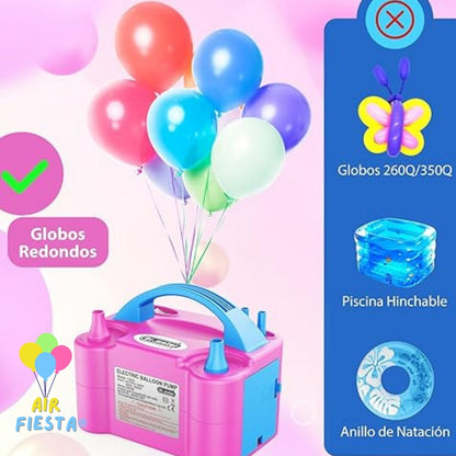 AirFiesta® | Bomba de aire eléctrica para globos