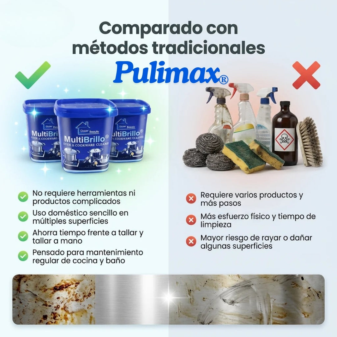 Pulimax® | Pasta limpia ollas cocina (500 g)