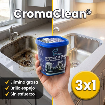 CromaClean® | Pasta limpiadora de acero inoxidable (utensilios de cocina)