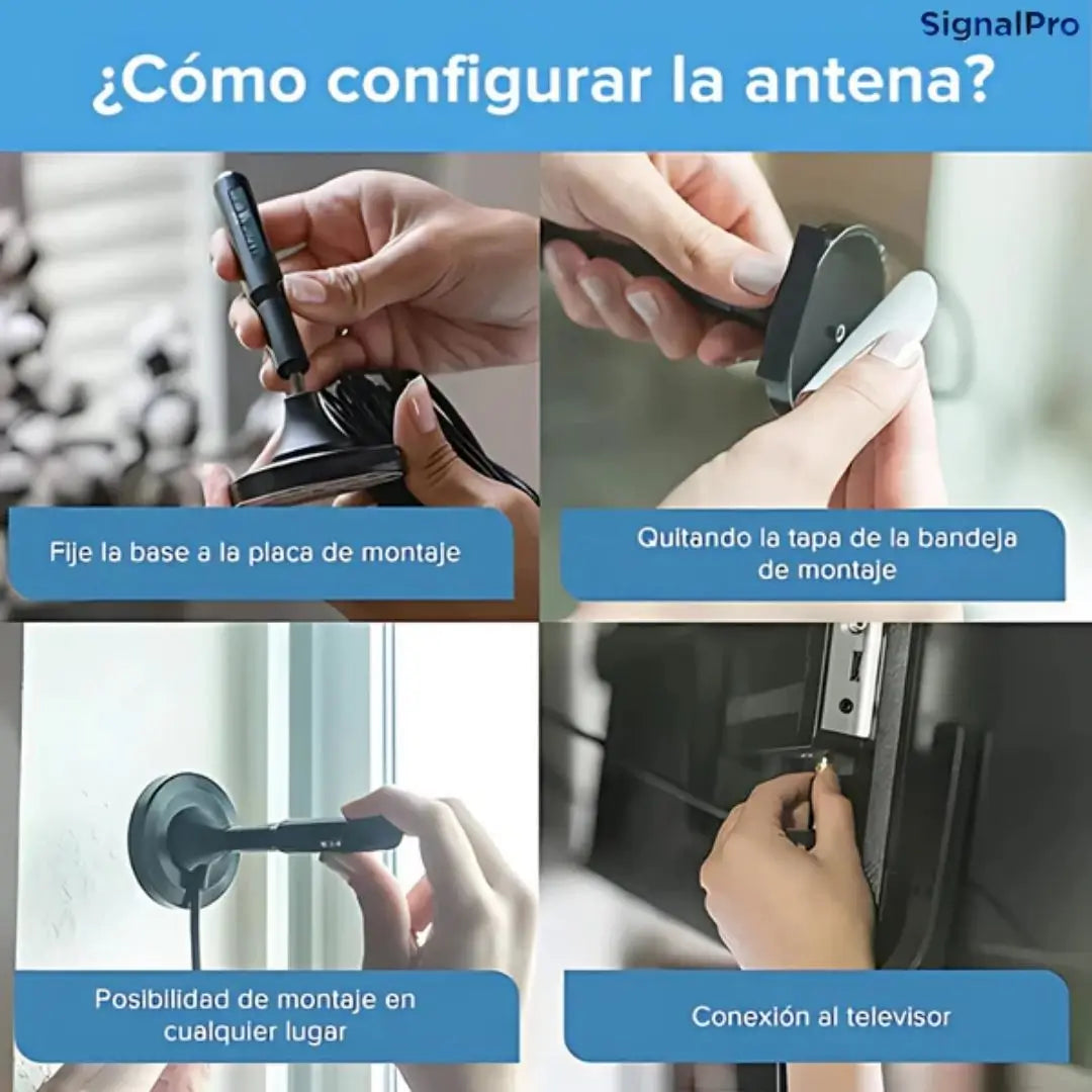 SignalPro® – Pack x3 Antenas HDTV