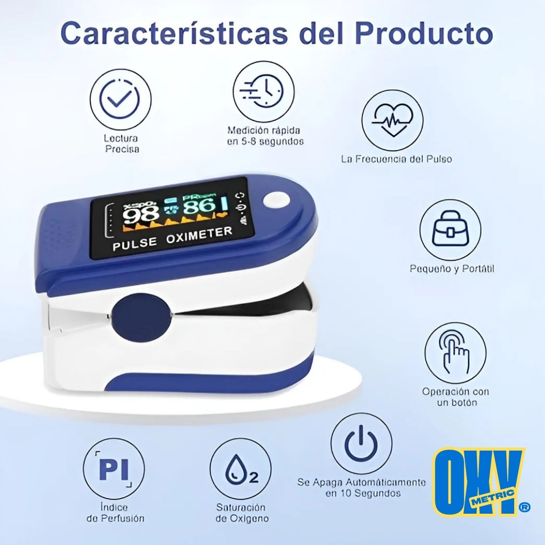 OxiMetric® | OFERTA pack x2 saturómetro oxímetro