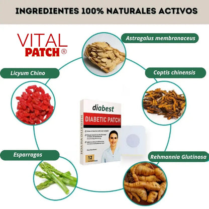 Vital Patch®  | Parches para la diabetes (12 parches)
