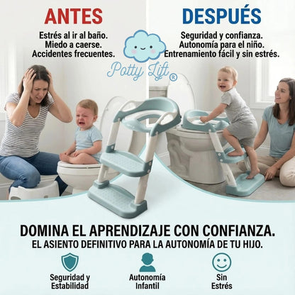 PottyLift® |  Asiento de inodoro para niños