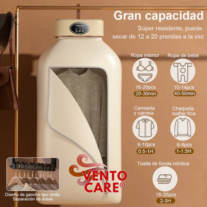 Vento Care® | Secadora Ropa Portátil