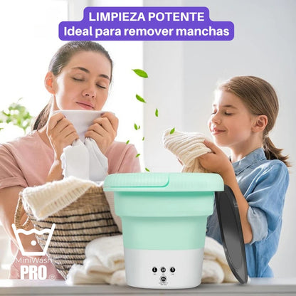 MiniWash Pro® | Mini lavadora portátil plegable 9L