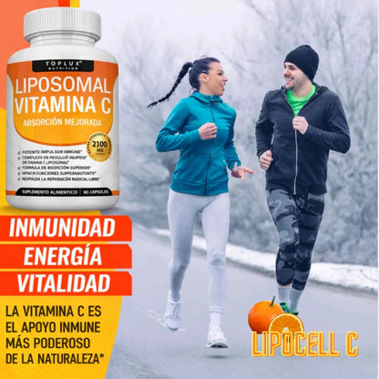 Lipocell C® | Vitamina C 60 cápsulas