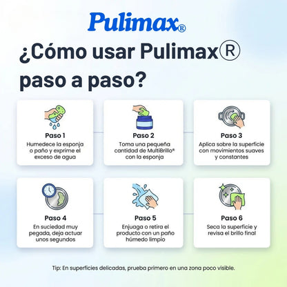 Pulimax® | Pasta limpia ollas cocina (500 g)