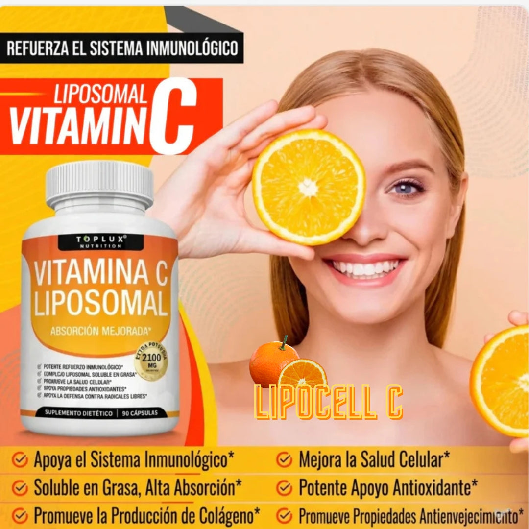 Lipocell C® | Vitamina C 60 cápsulas