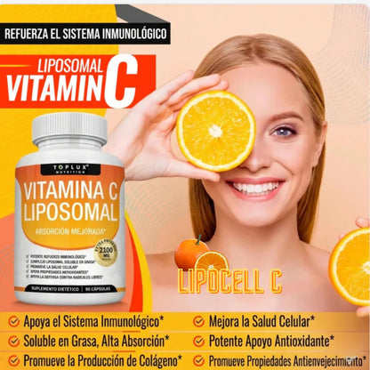 Lipocell C® | Vitamina C 60 cápsulas