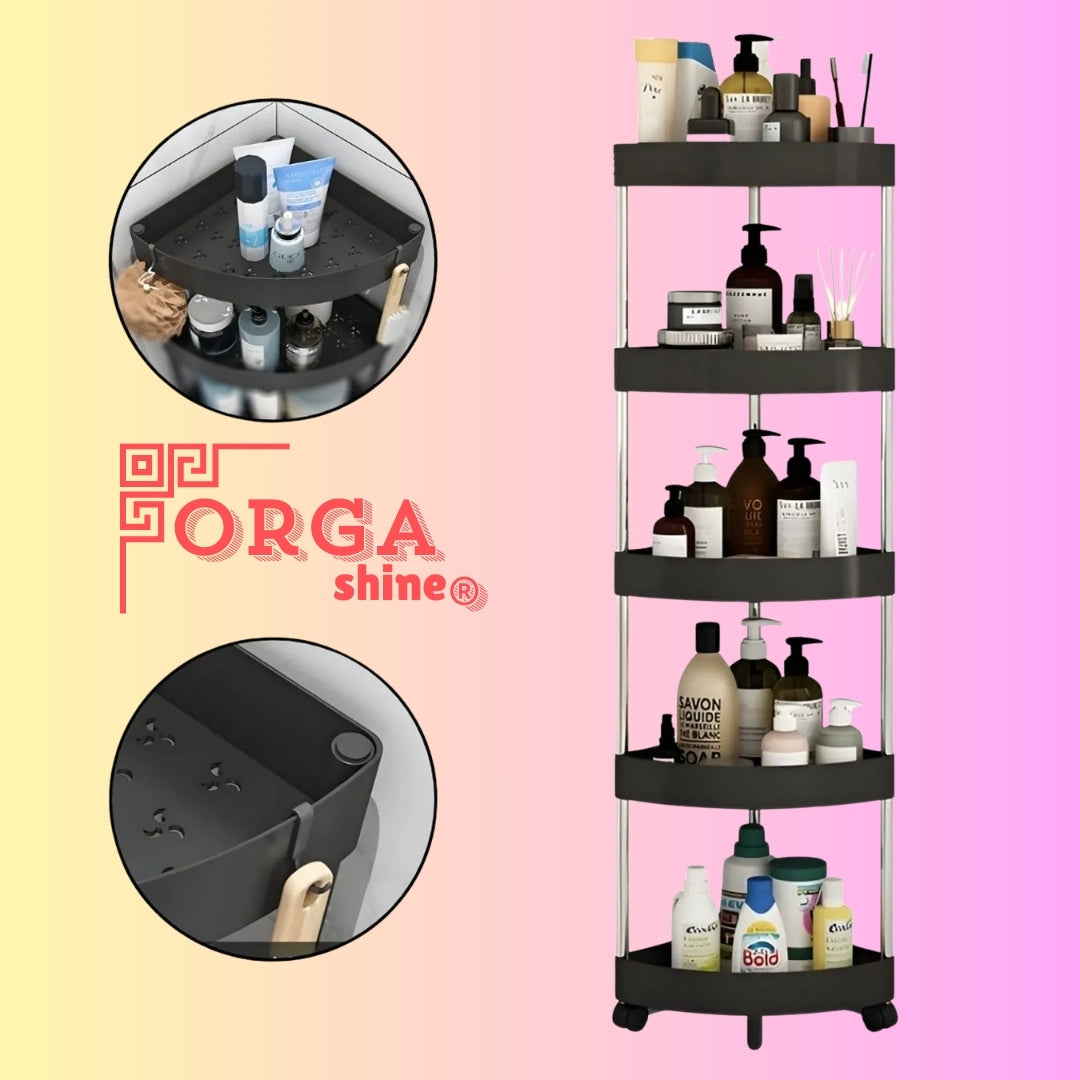 OrgaShine® | Esquinero multifuncional con ruedas