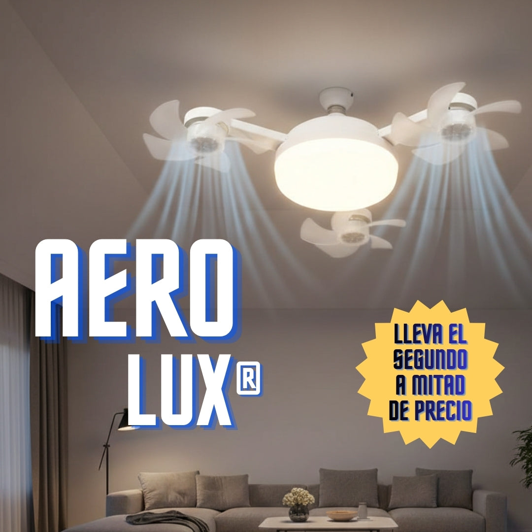 AeroLux® | Ventilador de techo LED ajustable