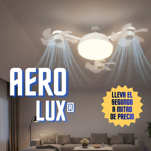 AeroLux® | Ventilador de techo LED ajustable
