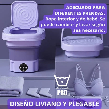 MiniWash Pro® | Mini lavadora portátil plegable 9L