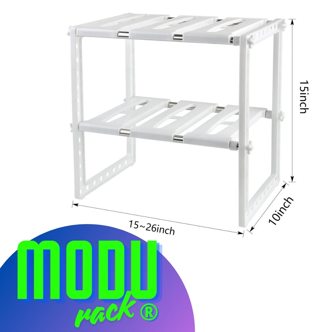 ModuRack® | Organizador doble de acero inoxidable