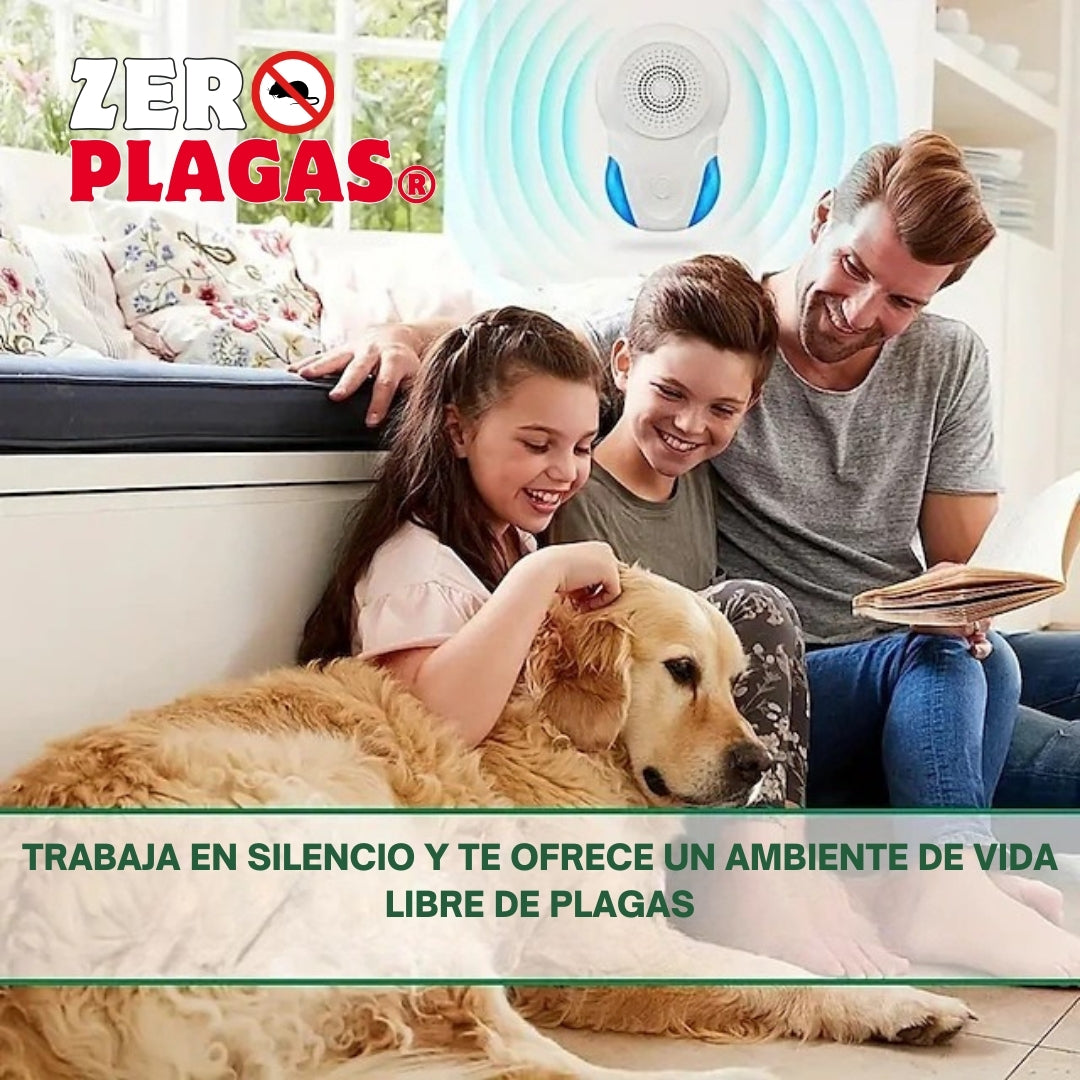 ZeroPlagas®  | Repelente ultrasónico para ratones e insectos
