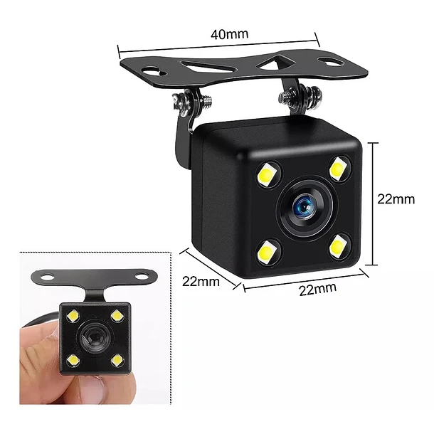 VisionTrack® | Mini cámara HD para retrovisor auto