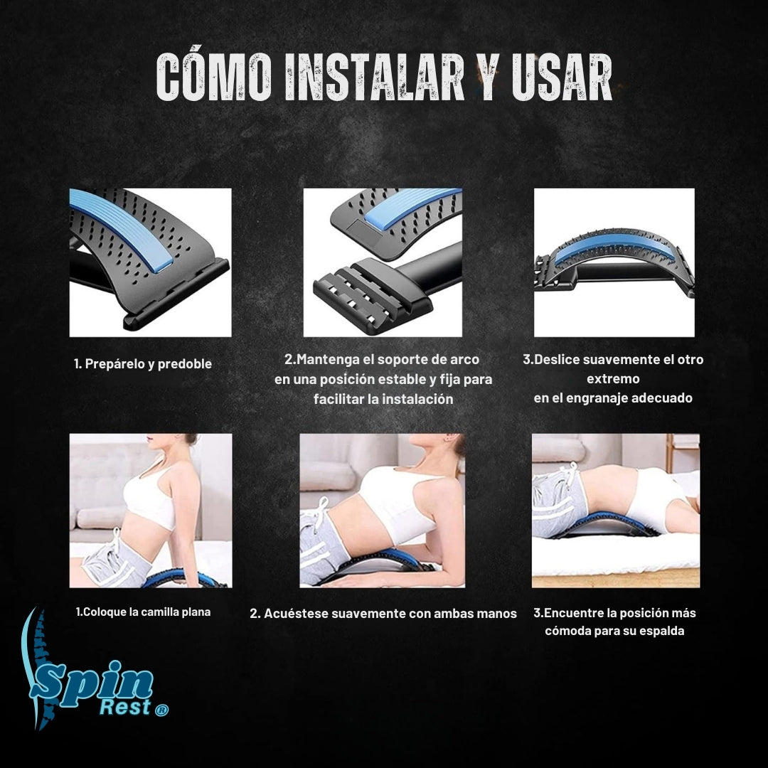 SpineRest®  | Camilla para aliviar el dolor de espalda