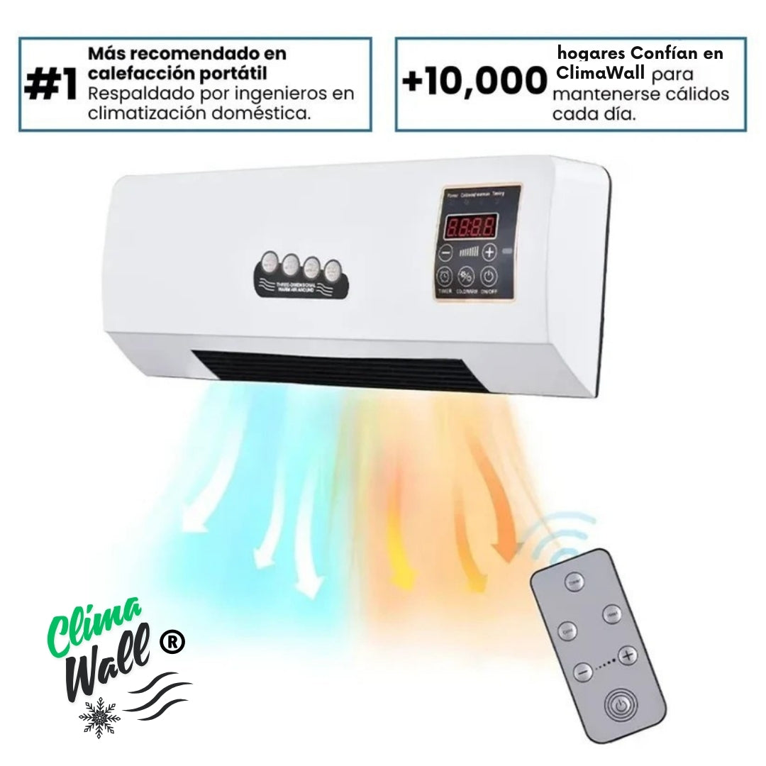 ClimaWall® | Calefactor y ventilador