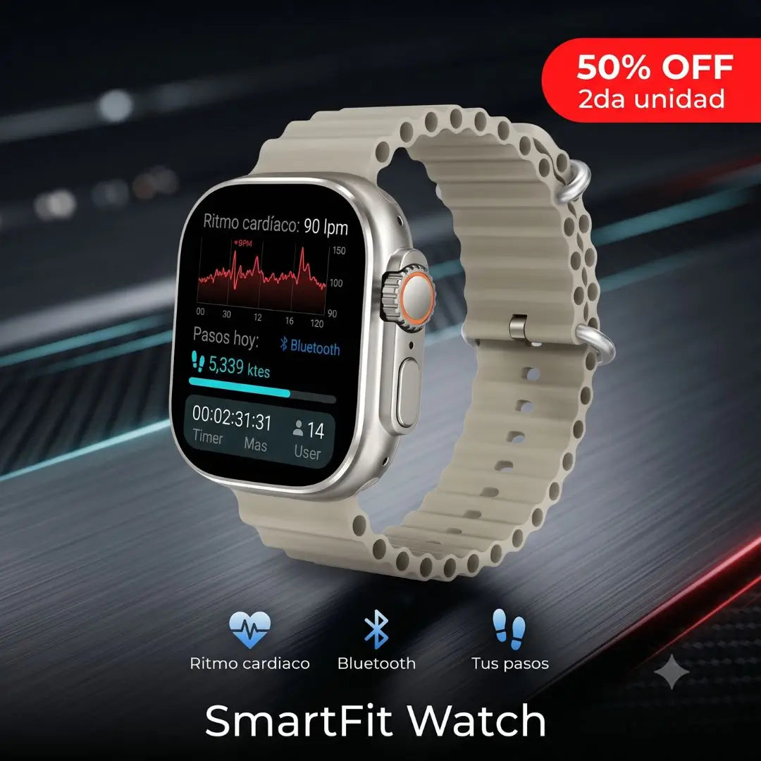 Reloj Smartwatch T900 Ultra® - 3 en 1