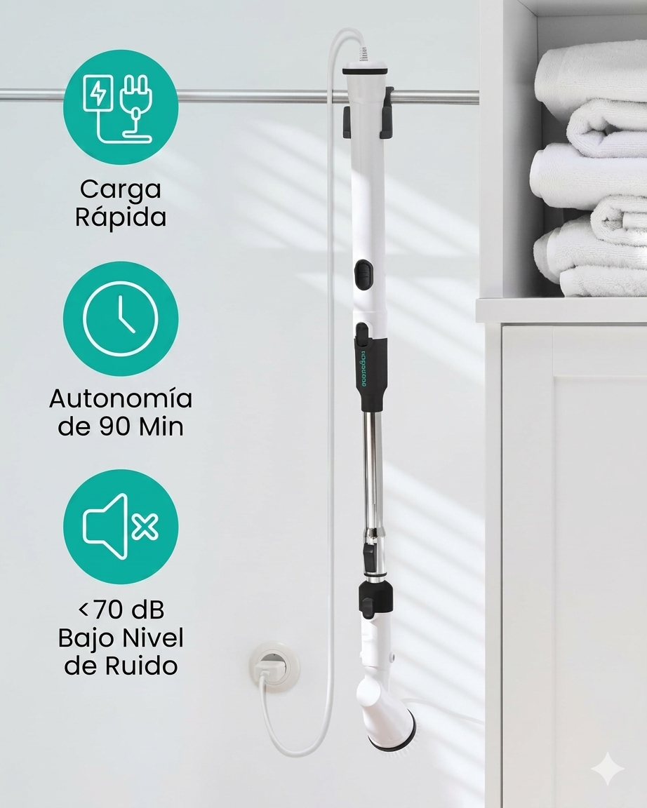 NeoBrushing® | Cepillo eléctrico de limpieza Telescopic