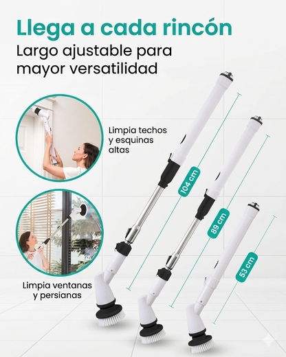 NeoBrushing® | Cepillo eléctrico de limpieza Telescopic