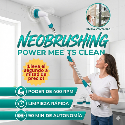NeoBrushing® | Cepillo eléctrico de limpieza Telescopic