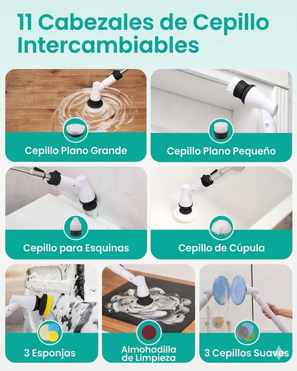 NeoBrushing® | Cepillo eléctrico de limpieza Telescopic