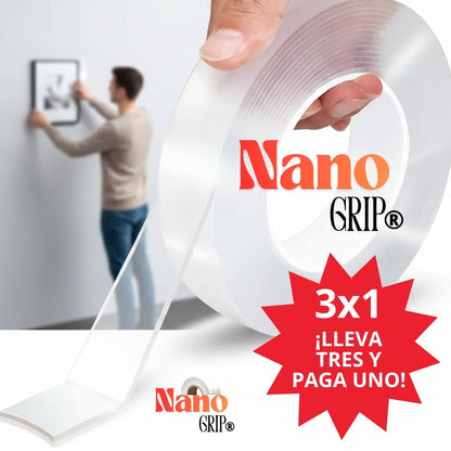 NanoGrip® | Cinta adhesiva nano gel de 3 metros