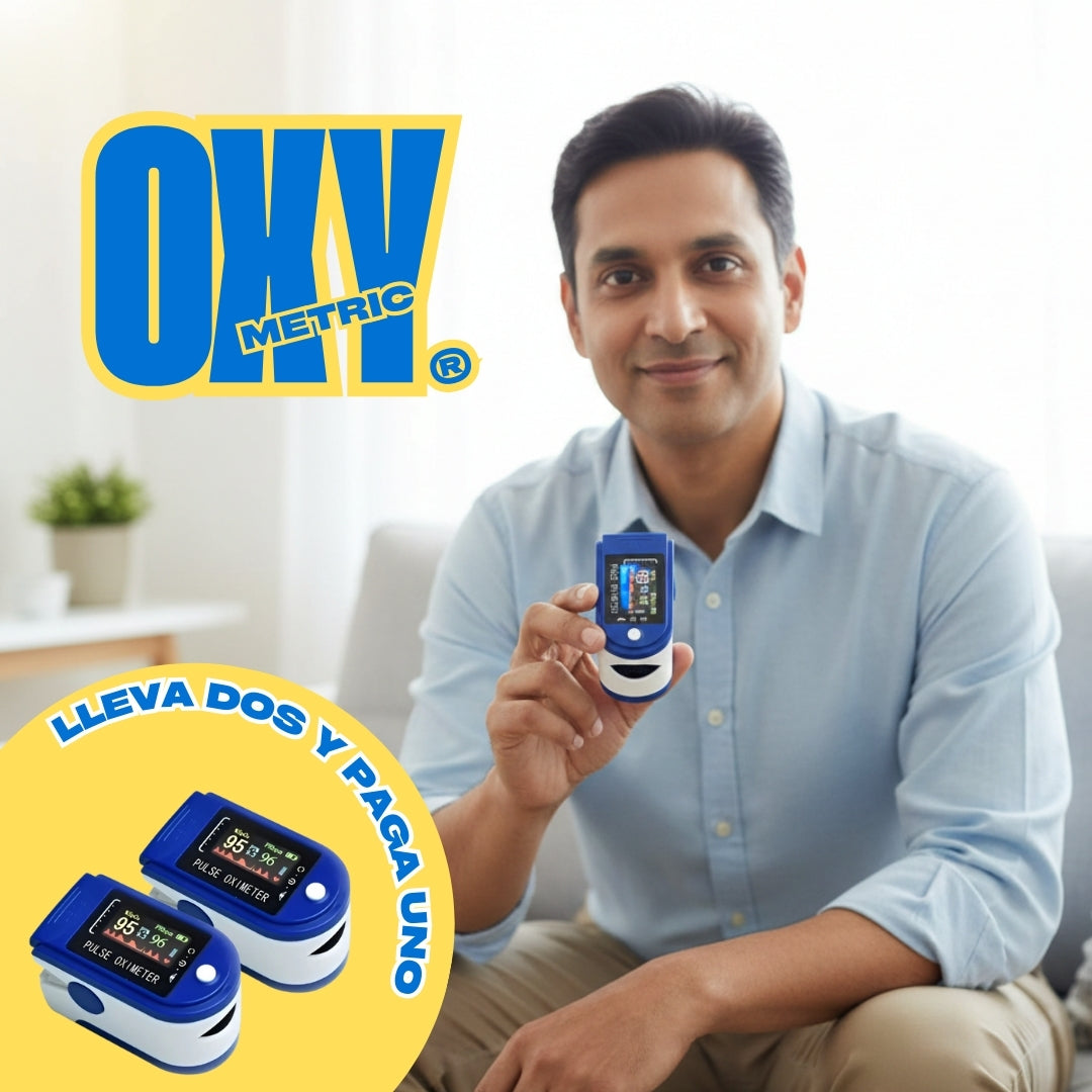 OxiMetric® | OFERTA pack x2 saturómetro oxímetro