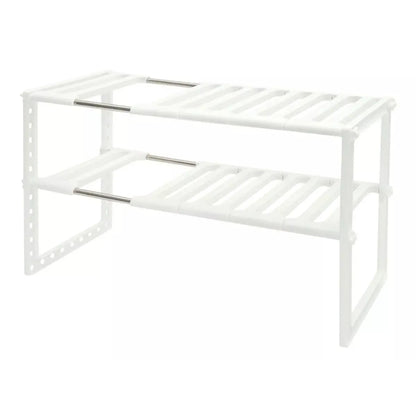UltraAdapt® | Organizador Doble de Acero Inoxidable